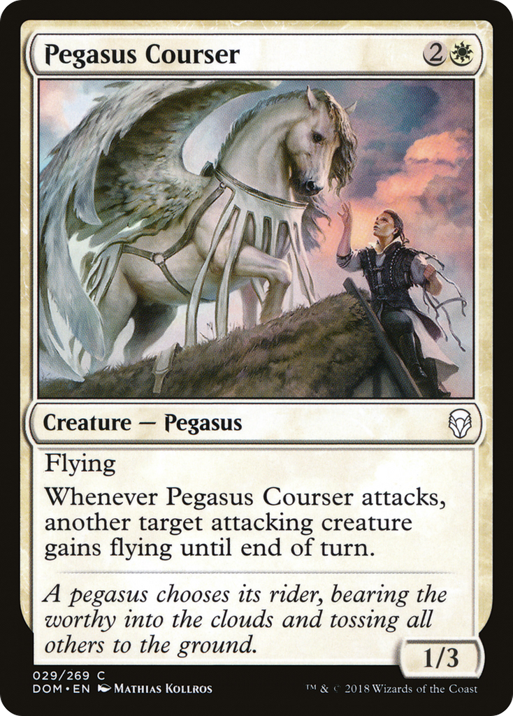 Magic: The Gathering - Pegasus Courser - Dominaria