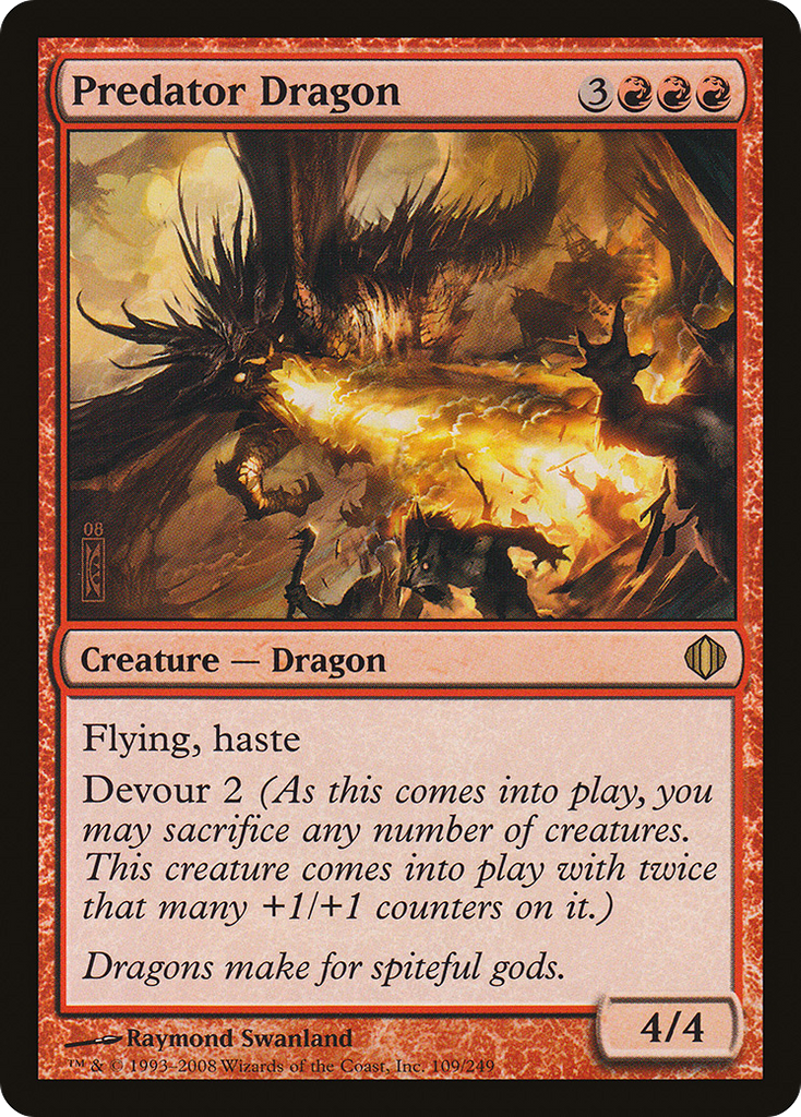 Magic: The Gathering - Predator Dragon - Shards of Alara