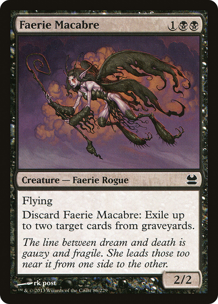 Magic: The Gathering - Faerie Macabre - Modern Masters