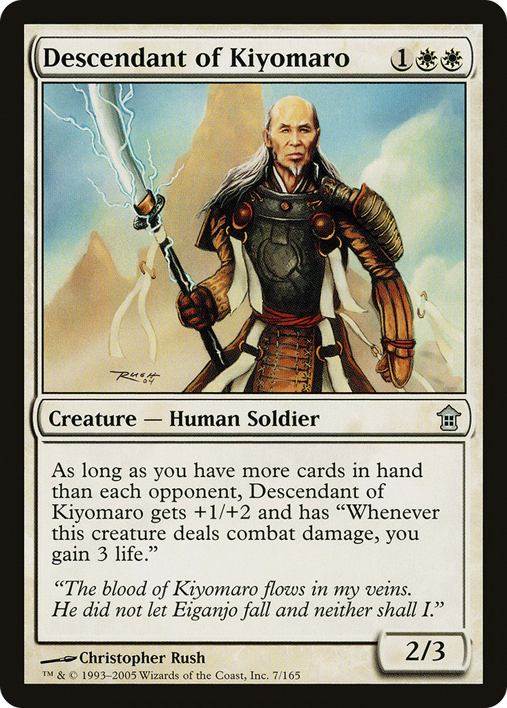 Magic: The Gathering - Descendant of Kiyomaro - Saviors of Kamigawa