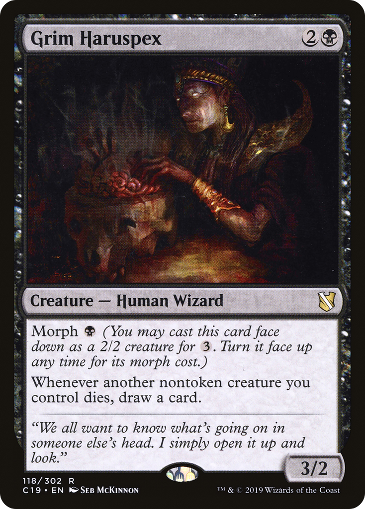 Magic: The Gathering - Grim Haruspex - Commander 2019