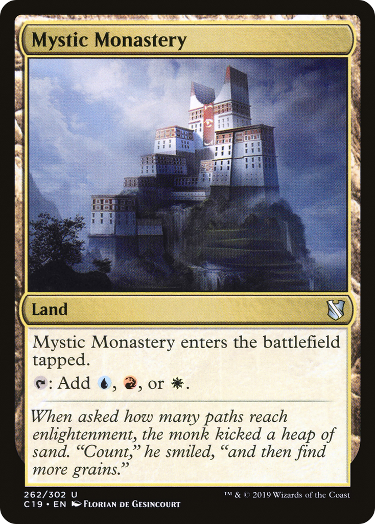 Magic: The Gathering - Mystic Monastery - Commander 2019