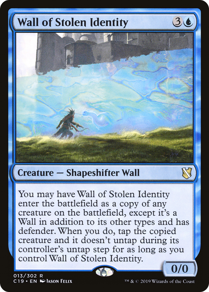 Magic: The Gathering - Wall of Stolen Identity - Commander 2019