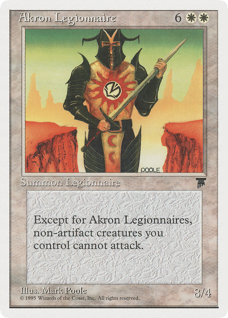 Magic: The Gathering - Akron Legionnaire - Chronicles