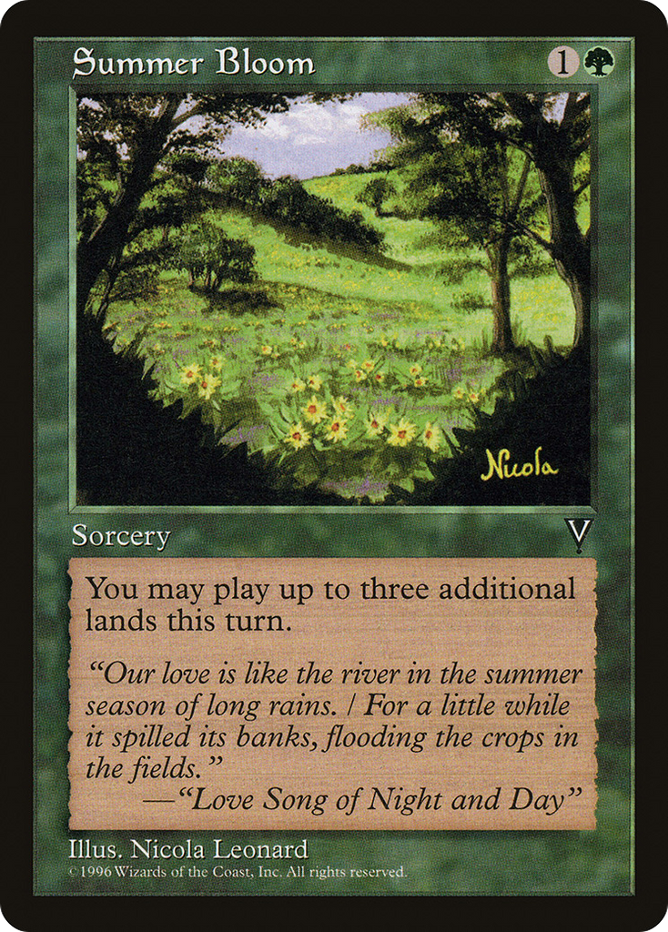 Magic: The Gathering - Summer Bloom - Visions