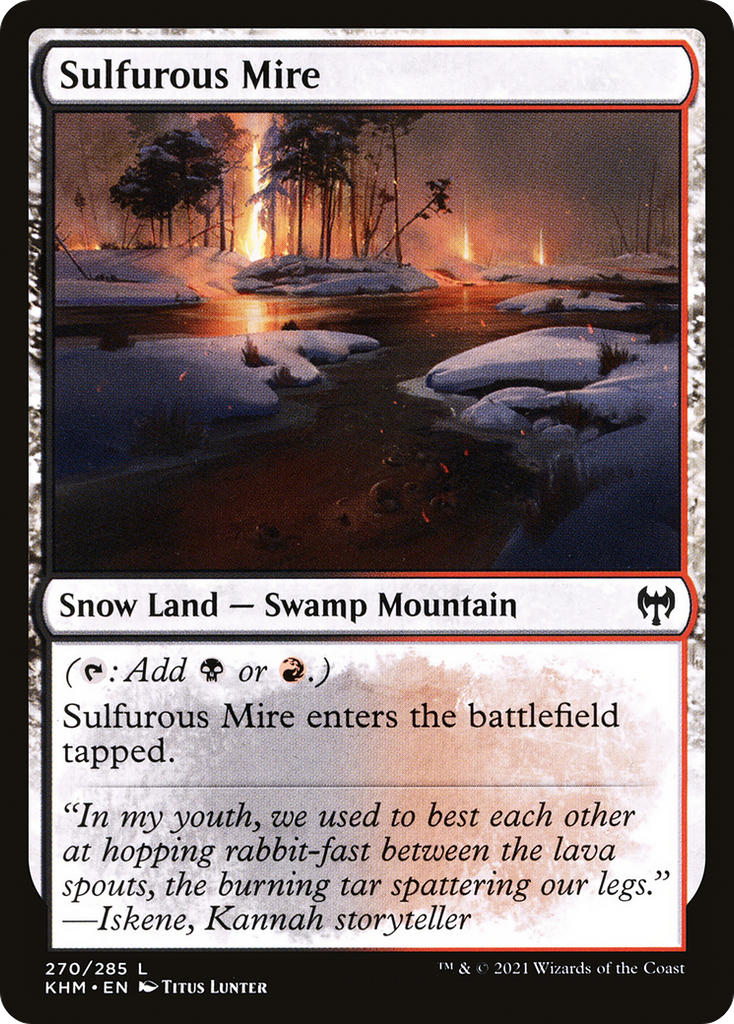 Magic: The Gathering - Sulfurous Mire - Kaldheim