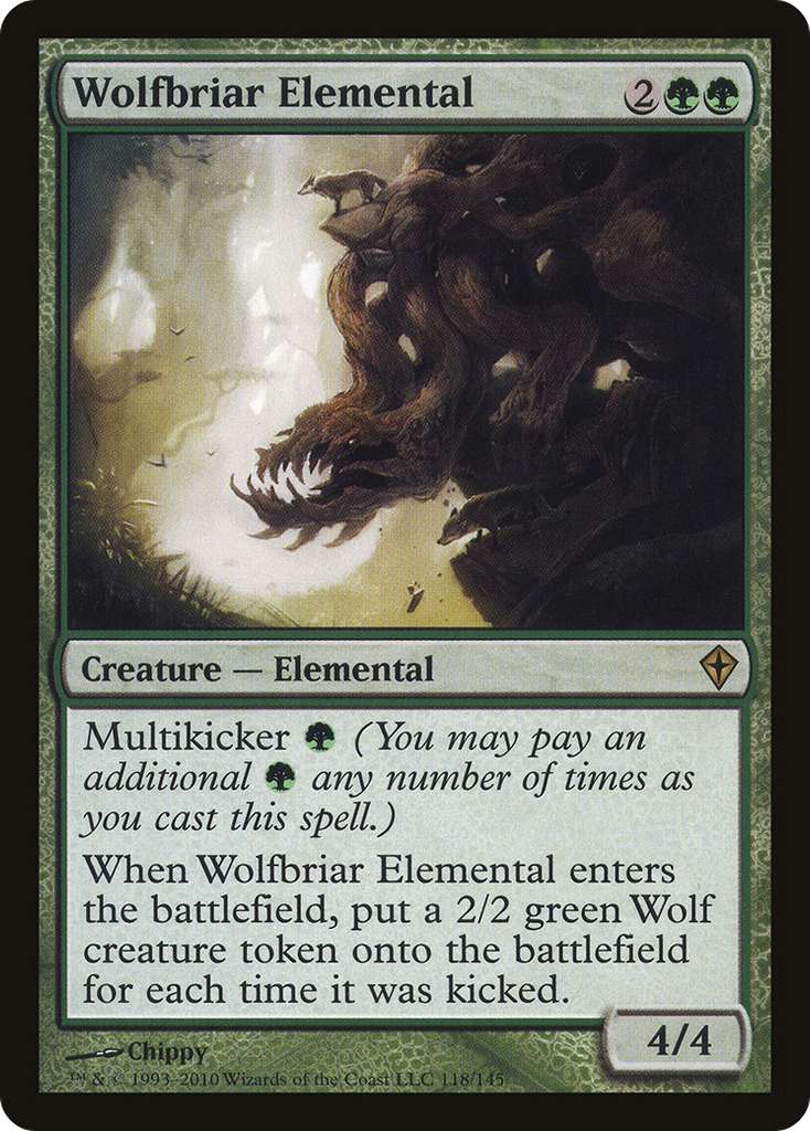 Magic: The Gathering - Wolfbriar Elemental - Worldwake