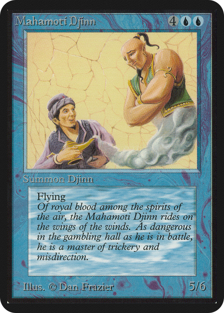 Magic: The Gathering - Mahamoti Djinn - Limited Edition Alpha