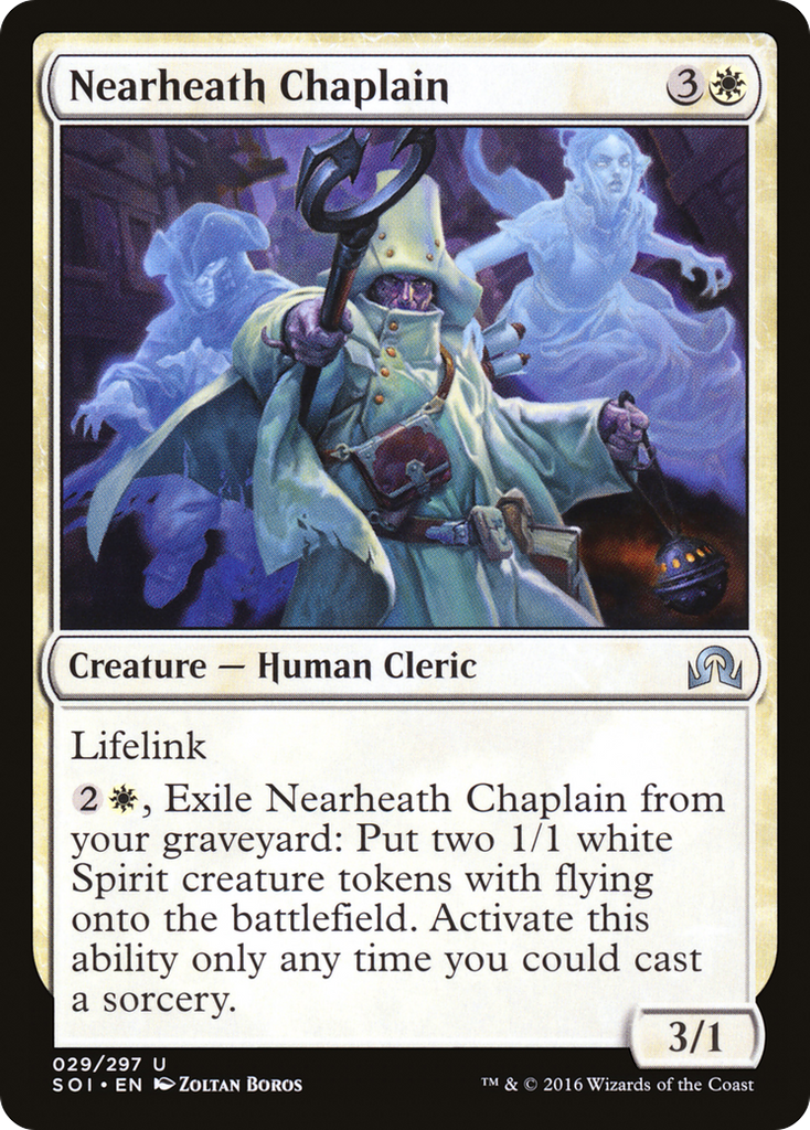 Magic: The Gathering - Nearheath Chaplain - Shadows over Innistrad