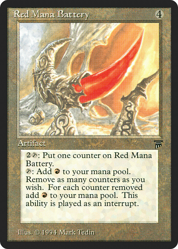 Magic: The Gathering - Red Mana Battery - Legends