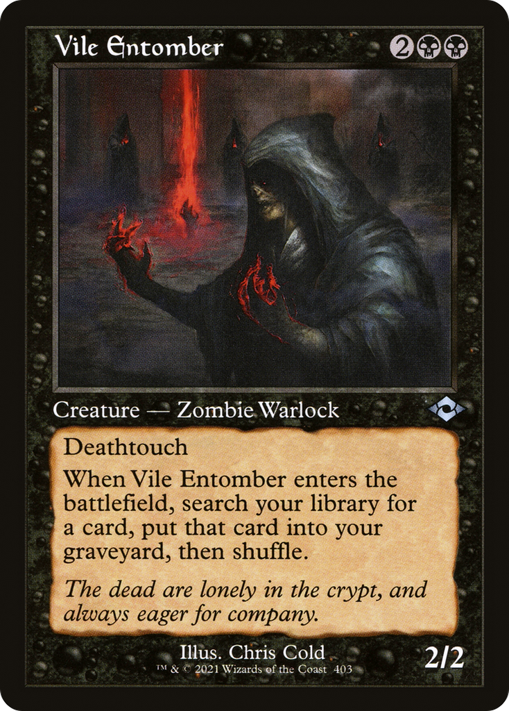 Magic: The Gathering - Vile Entomber Foil - Modern Horizons 2