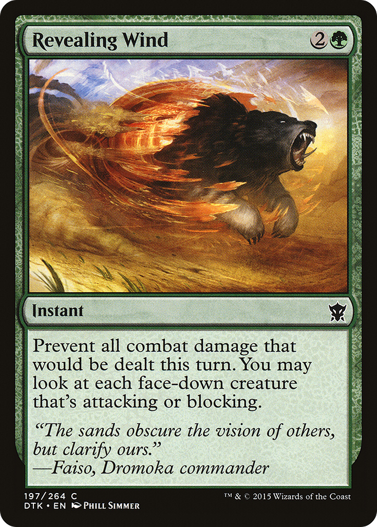 Magic: The Gathering - Revealing Wind - Dragons of Tarkir