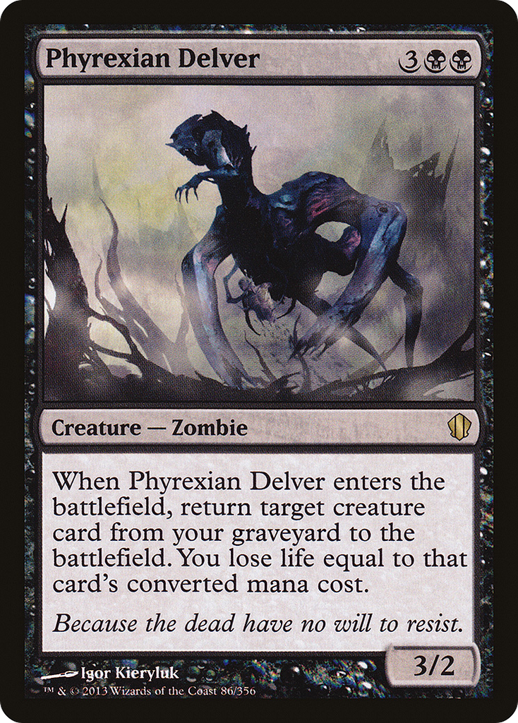 Magic: The Gathering - Phyrexian Delver - Commander 2013