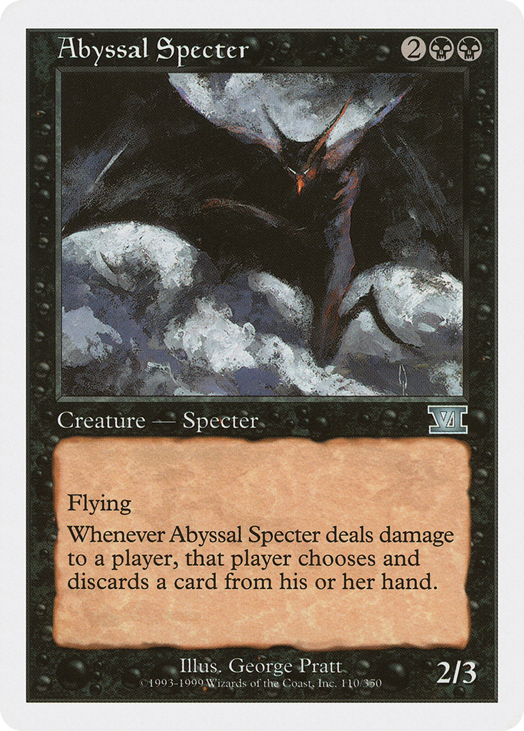 Magic: The Gathering - Abyssal Specter - Classic Sixth Edition