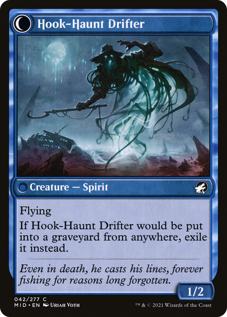 Magic: The Gathering - Baithook Angler // Hook-Haunt Drifter - Innistrad: Midnight Hunt