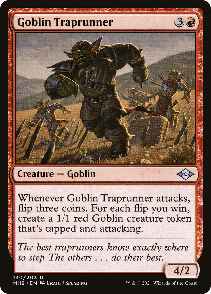 Magic: The Gathering - Goblin Traprunner Foil - Modern Horizons 2