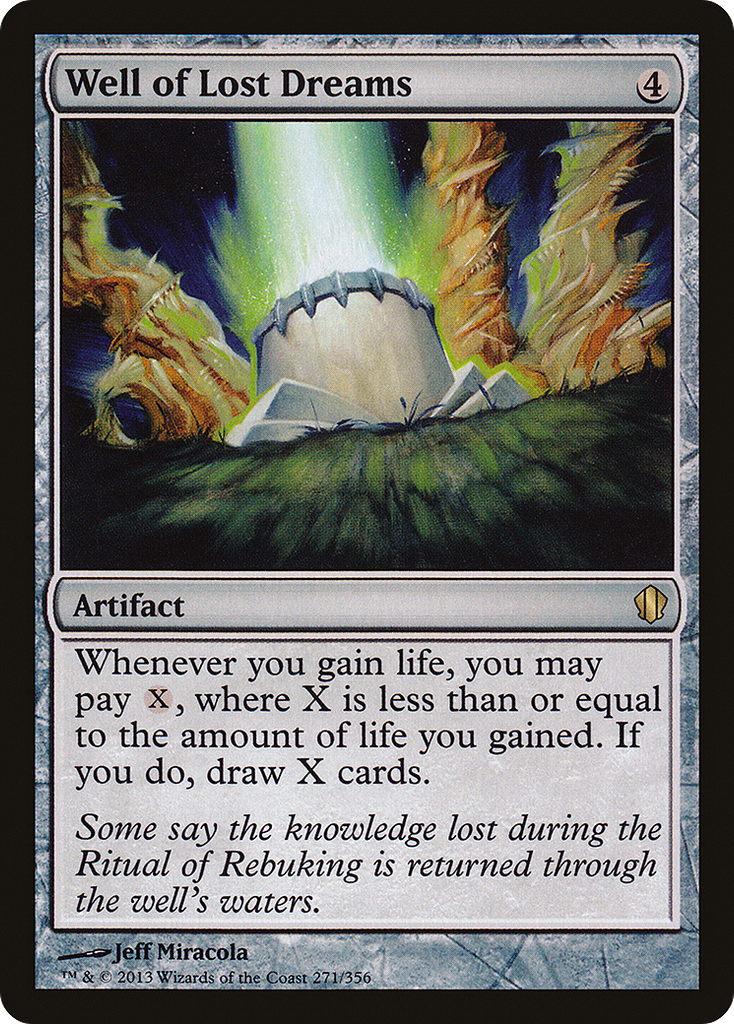 Magic: The Gathering - Well of Lost Dreams - Commander 2013