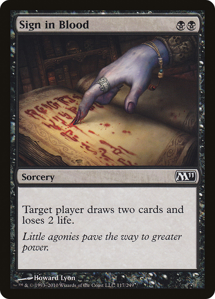 Magic: The Gathering - Sign in Blood - Magic 2011