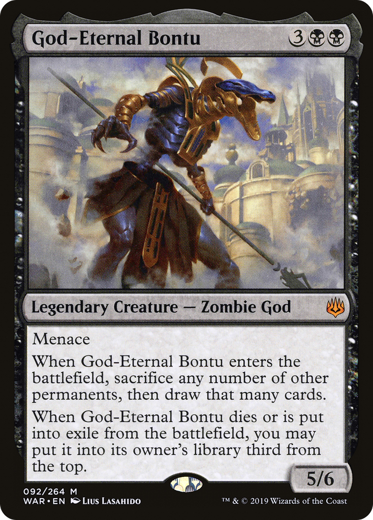 Magic: The Gathering - God-Eternal Bontu - War of the Spark