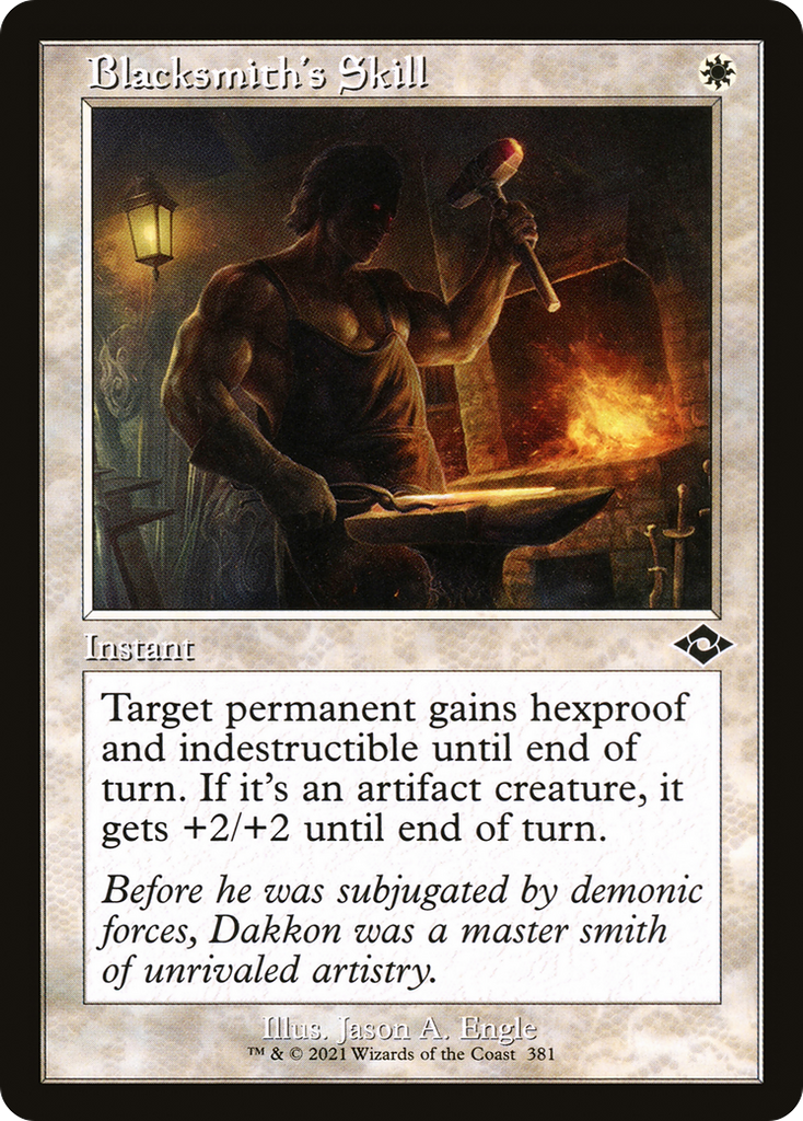 Magic: The Gathering - Blacksmith's Skill Foil - Modern Horizons 2