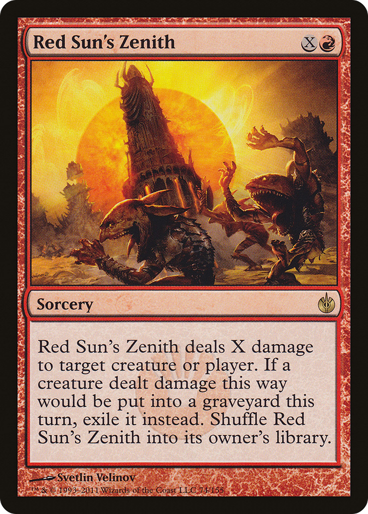 Magic: The Gathering - Red Sun's Zenith - Mirrodin Besieged