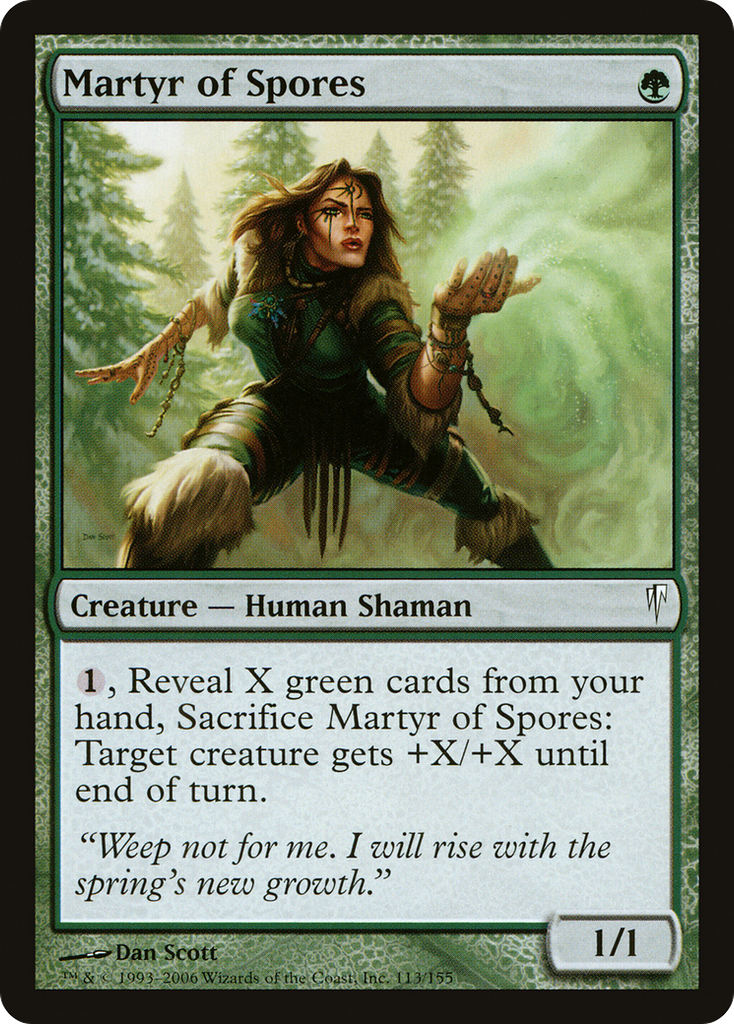 Magic: The Gathering - Martyr of Spores - Coldsnap
