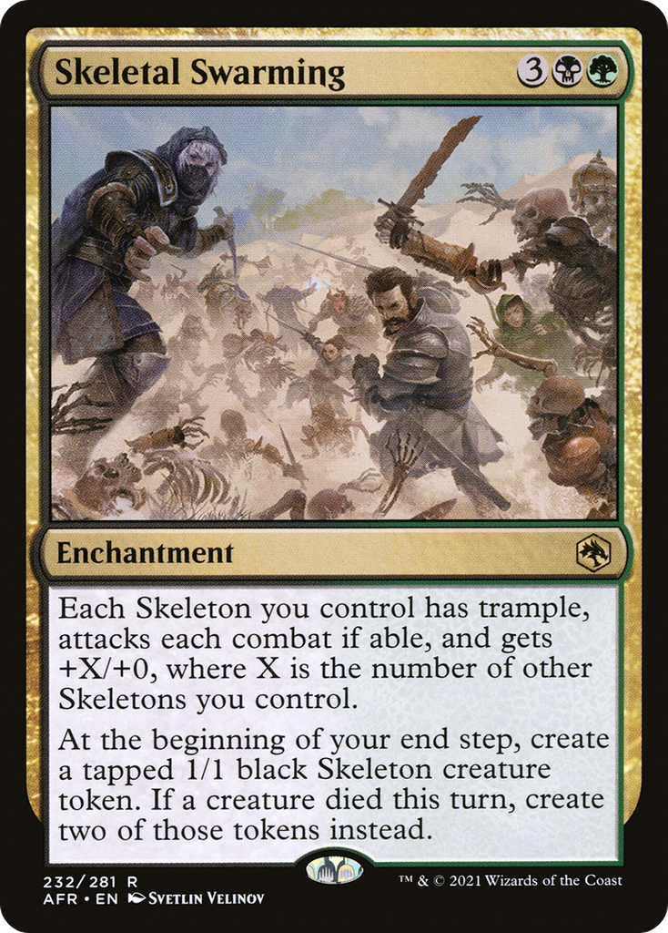 Magic: The Gathering - Skeletal Swarming - Adventures in the Forgotten Realms