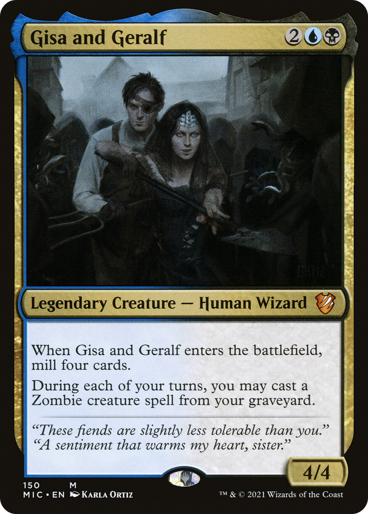 Magic: The Gathering - Gisa and Geralf - Midnight Hunt Commander