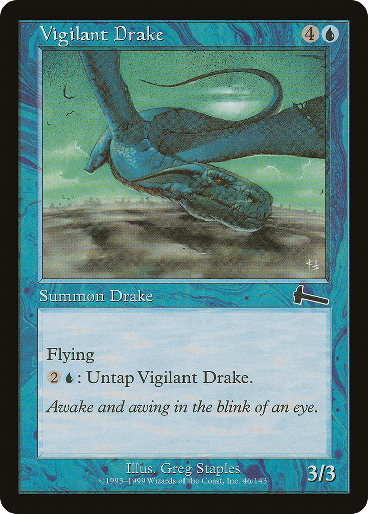 Magic: The Gathering - Vigilant Drake - Urza's Legacy