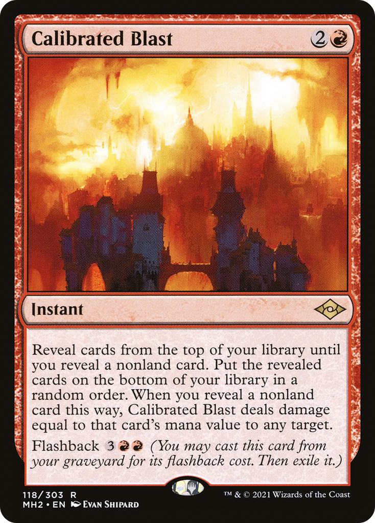 Magic: The Gathering - Calibrated Blast - Modern Horizons 2