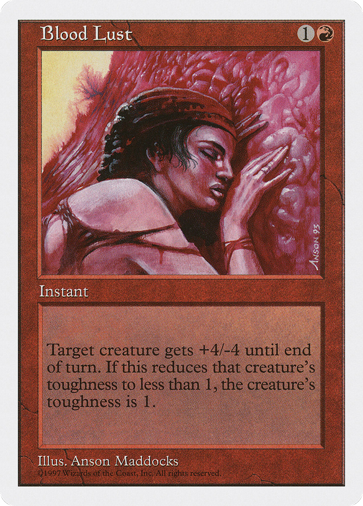 Magic: The Gathering - Blood Lust - Fifth Edition