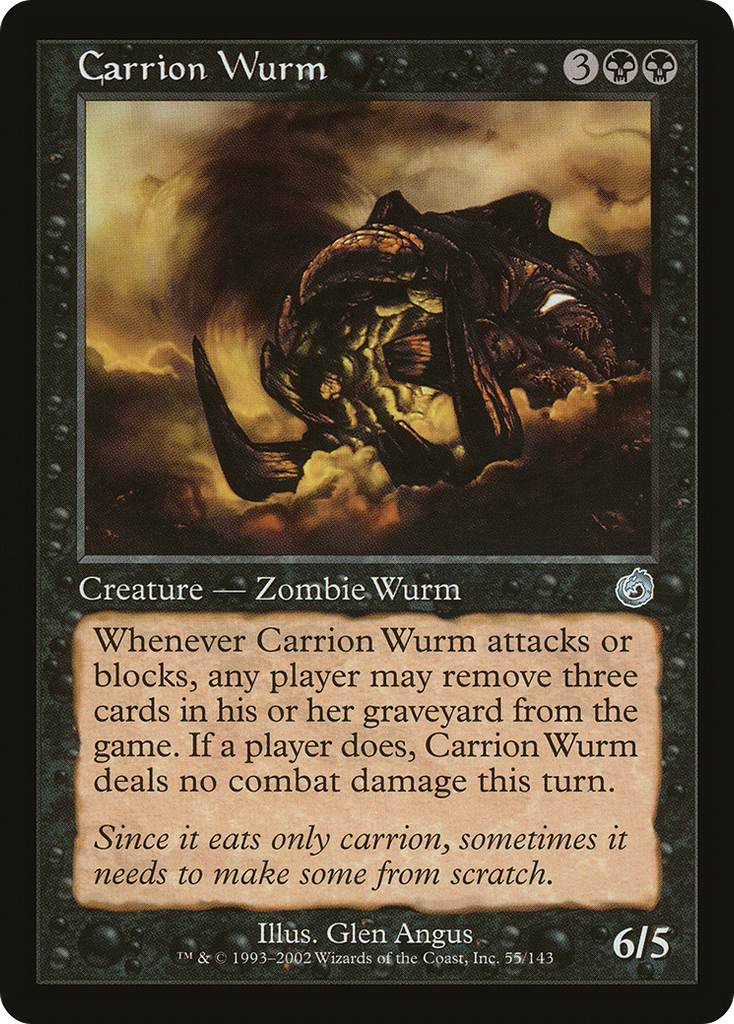 Magic: The Gathering - Carrion Wurm - Torment