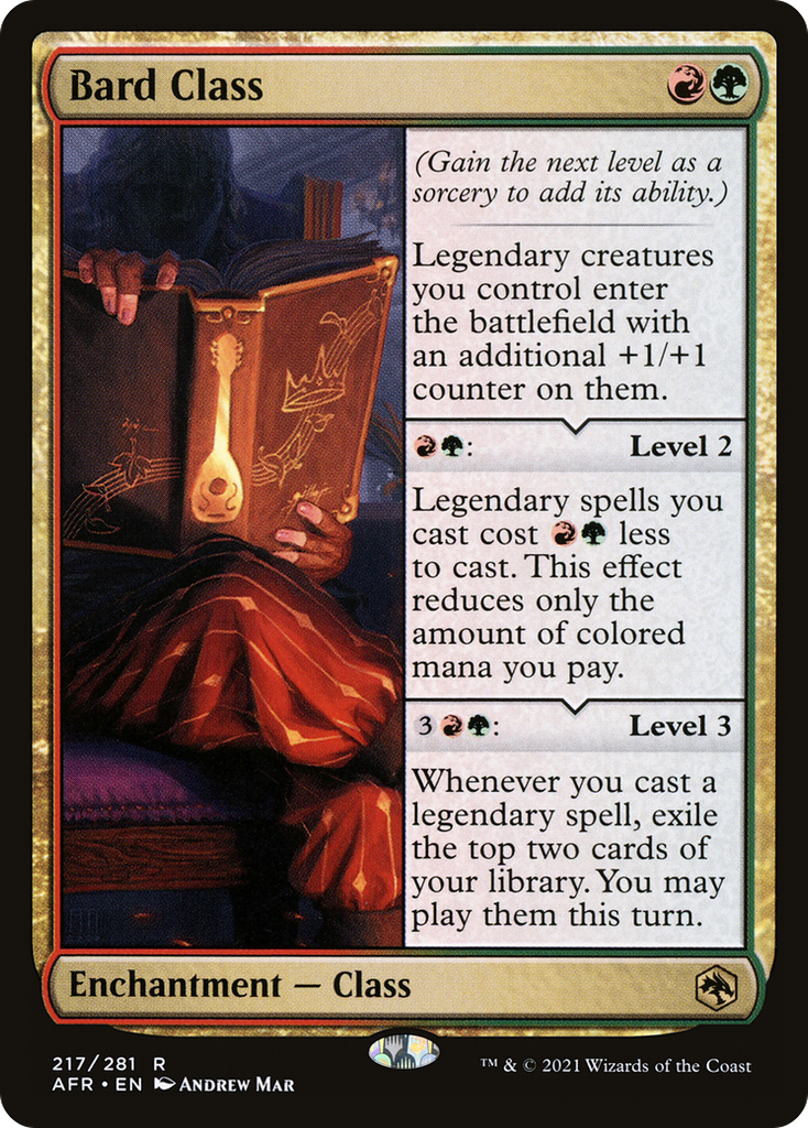Magic: The Gathering - Bard Class - Adventures in the Forgotten Realms