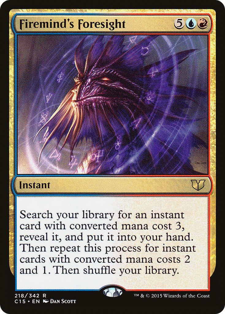 Magic: The Gathering - Firemind's Foresight - Commander 2015