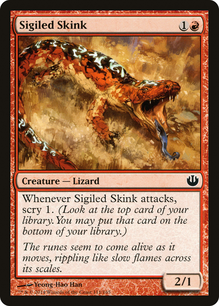 Magic: The Gathering - Sigiled Skink - Journey into Nyx