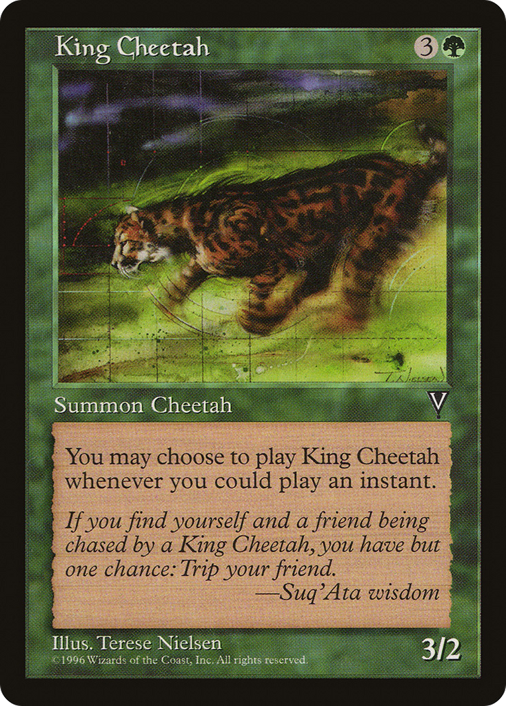 Magic: The Gathering - King Cheetah - Visions