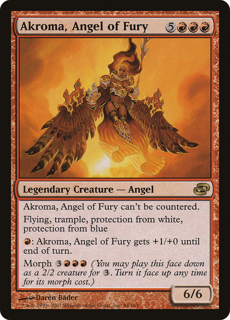 Magic: The Gathering - Akroma, Angel of Fury - Planar Chaos