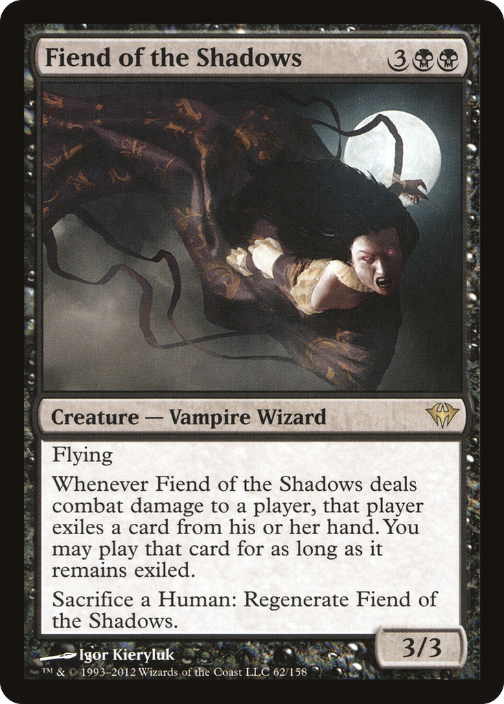 Magic: The Gathering - Fiend of the Shadows - Dark Ascension