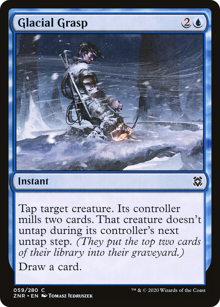 Magic: The Gathering - Glacial Grasp Foil - Zendikar Rising