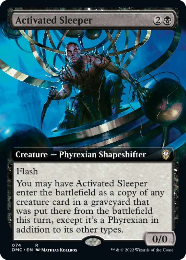 Magic: The Gathering - Activated Sleeper Foil - Dominaria United Commander