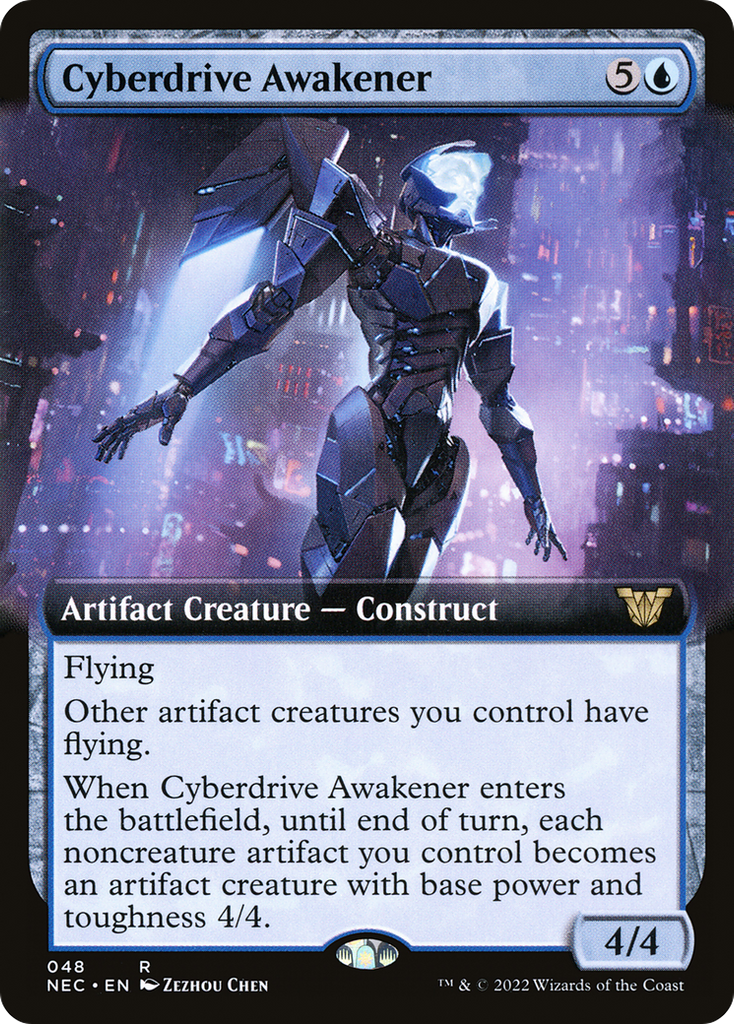 Magic: The Gathering - Cyberdrive Awakener - Neon Dynasty Commander