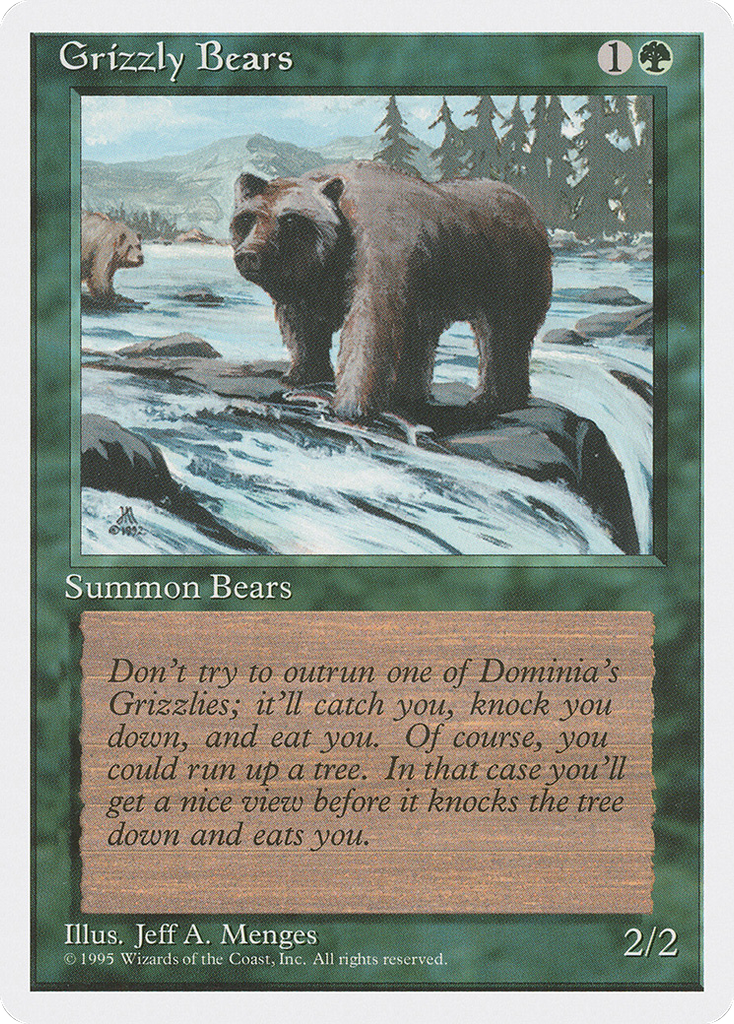 Magic: The Gathering - Grizzly Bears - Fourth Edition