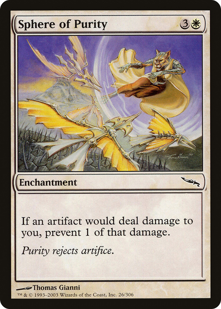 Magic: The Gathering - Sphere of Purity - Mirrodin