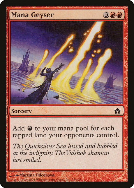 Magic: The Gathering - Mana Geyser - Fifth Dawn