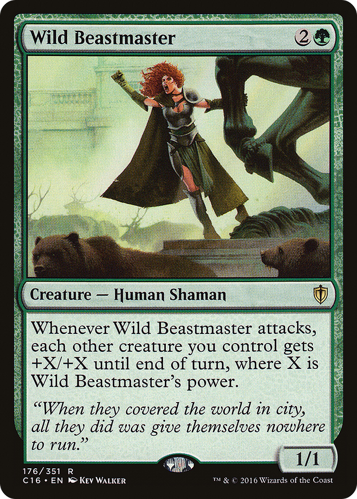 Magic: The Gathering - Wild Beastmaster - Commander 2016