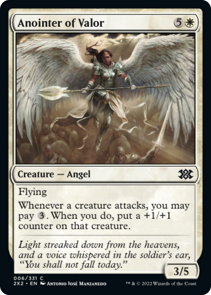 Magic: The Gathering - Anointer of Valor - Double Masters 2022
