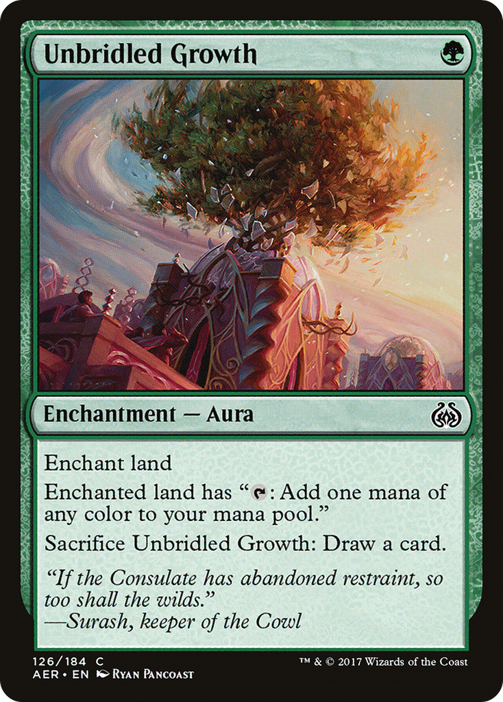 Magic: The Gathering - Unbridled Growth - Aether Revolt