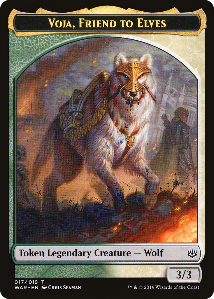 Magic: The Gathering - Voja, Friend to Elves Token - War of the Spark Tokens