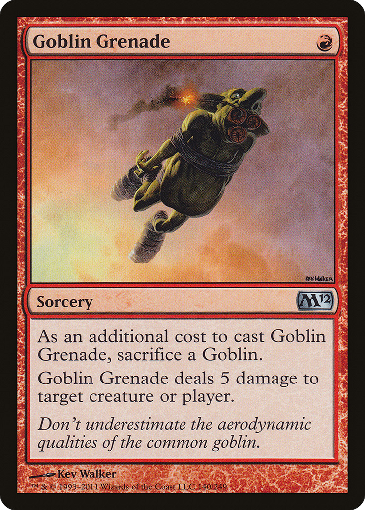 Magic: The Gathering - Goblin Grenade - Magic 2012