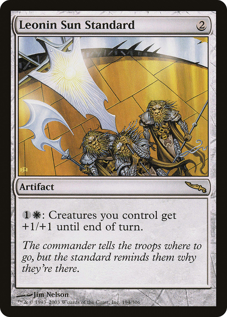 Magic: The Gathering - Leonin Sun Standard - Mirrodin